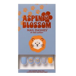 Petite nail dashes Aspen Blossom Nail Dashes - Blue and Orange